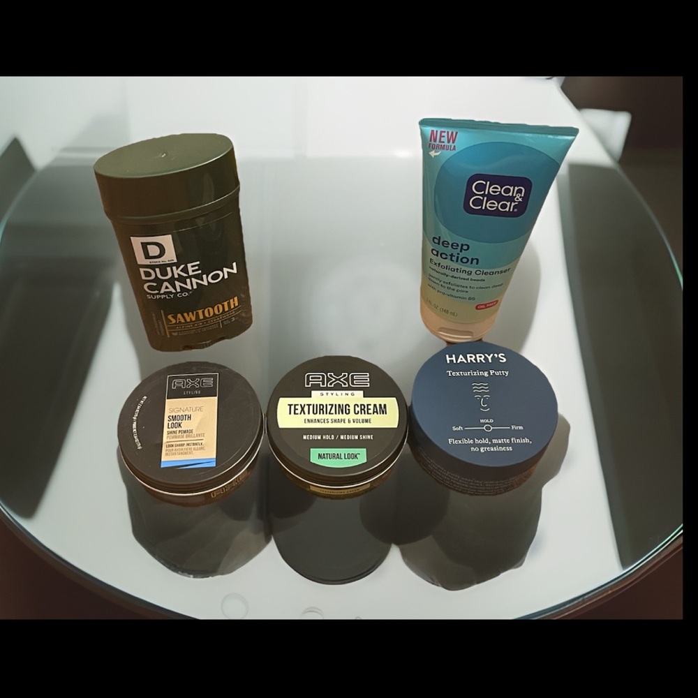 6 (BUNDLE) Of Haircare & Bodycare Products All New Deodorant Cream Shine Putty